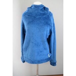 Immersion Research Hot Lap Hoodie Medium Blue Fleece Pullover Women's New